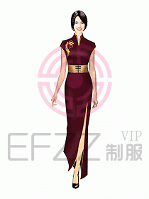 中餐迎賓制服206