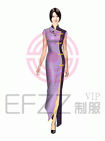 中餐迎賓制服210