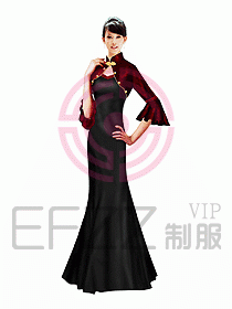 中餐迎賓制服300