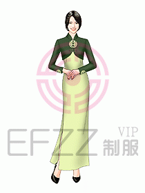 中餐迎賓制服341