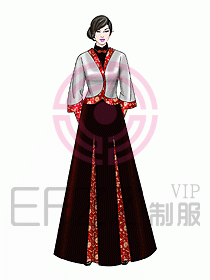 中餐迎賓制服416