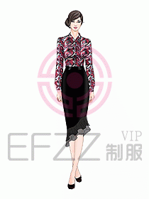 中餐迎賓制服419