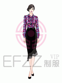 中餐迎賓制服422