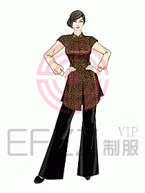 中餐服務員制服792