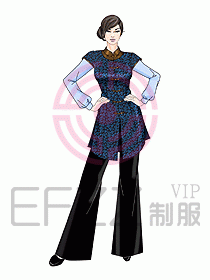 中餐服務員制服802