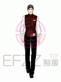 中餐服務員制服834