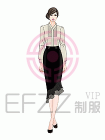 中餐服務(wù)員制服867