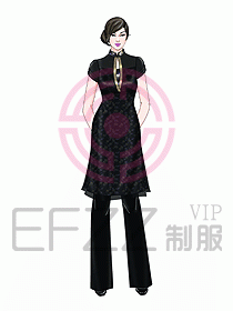 中餐服務(wù)員制服871