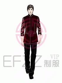酒店中餐服務員制服設計908