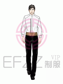 酒店中餐服務員制服設計912