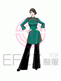 酒店中餐服務員制服936