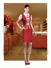 酒店中餐服務員制服950