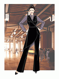 酒店西餐咨客制服213