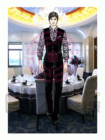 酒店西餐服務生制服500