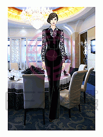 酒店西餐服務(wù)生制服507