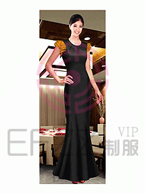 酒店西餐廳咨客制服229