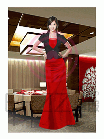 酒店西餐廳咨客制服242