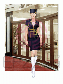 酒店門童行李生制服547