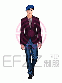 會(huì)所總臺(tái)接待制服143