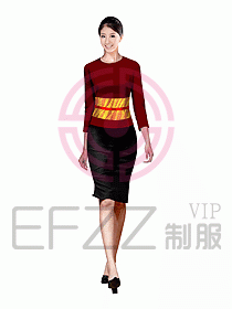 會所總臺接待制服150