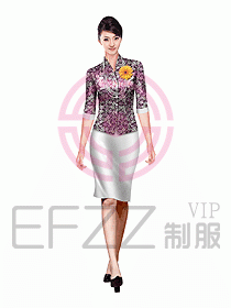 會所總臺接待制服156