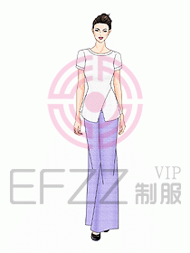 水療會所服務(wù)員制服228