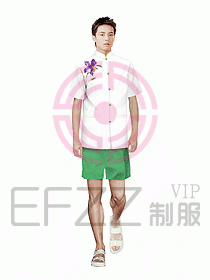 按摩技師服設計圖692