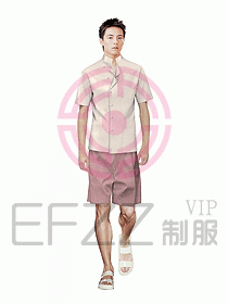 按摩技師服設計圖703