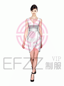 按摩技師服設計圖708