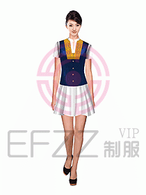 水療會所服務(wù)員制服255