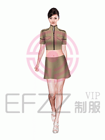 桑拿按摩技師服裝738