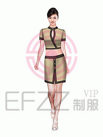 桑拿按摩技師服裝764