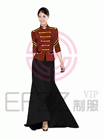 桑拿水療會所咨客制服238