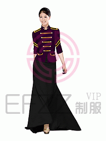 桑拿水療會所咨客制服239