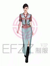 桑拿水療會所咨客制服256