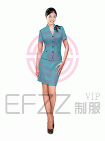 女職業裝短袖襯衫設計圖168