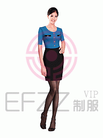 女職業(yè)裝短袖襯衫設(shè)計(jì)圖179