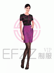 女職業裝短袖襯衫設計圖180