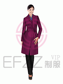 女職業裝秋冬大衣設計圖053