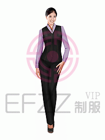 女職業裝馬夾設計圖181