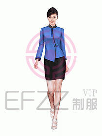 酒店中餐服務員制服設計圖982