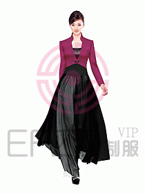 酒店西餐咨客制服設計圖266