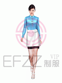西餐服務員制服設計圖588