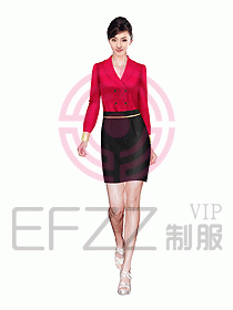 西餐服務員制服設計圖607