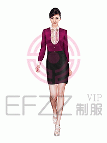 西餐服務員制服設計圖638