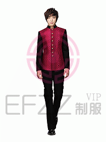 中餐服務員制服設計圖1005