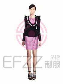 珠寶營業(yè)員制服設(shè)計圖905