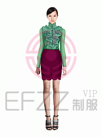 珠寶營業(yè)員制服設計圖922