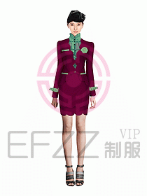 珠寶營業員制服設計圖923