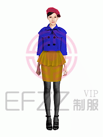 珠寶營業(yè)員制服設(shè)計圖927